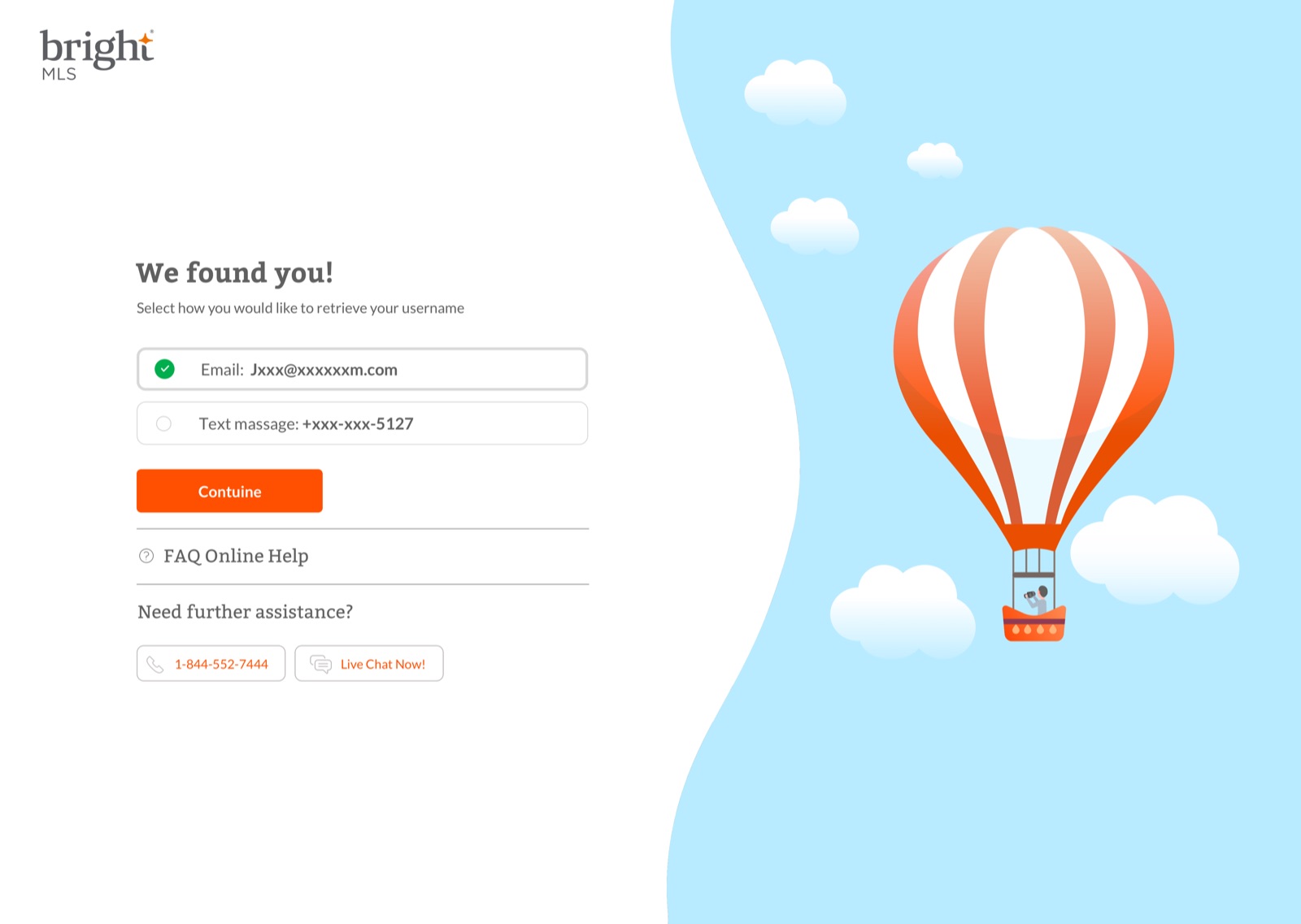 Forgot Username Email Sent